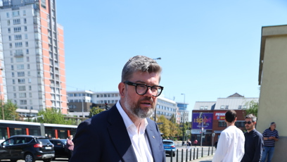FOTO: Jiří Pospíšil na pohřbu.