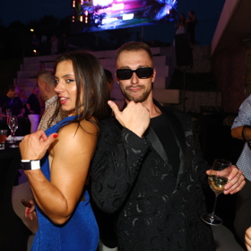 Barbora Dyrynková a Tomáš Karniš alias Káčko.