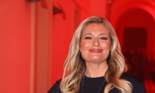 Lucie Borhyová byla celá v černé.