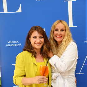 Vendula Pizingerová s Martinou Pipkovou Loudovou. 