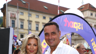 FOTO: Roman Šebrle po boku Hedviky Liškové.