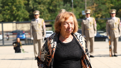 FOTO: Livia Klausová se přišla rozloučit.