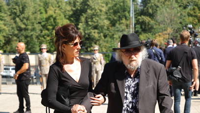 FOTO: Poslední rozloučení s Milanem Knížákem.