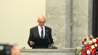 FOTO: Smuteční řeč pronesl Oto Klempíř.