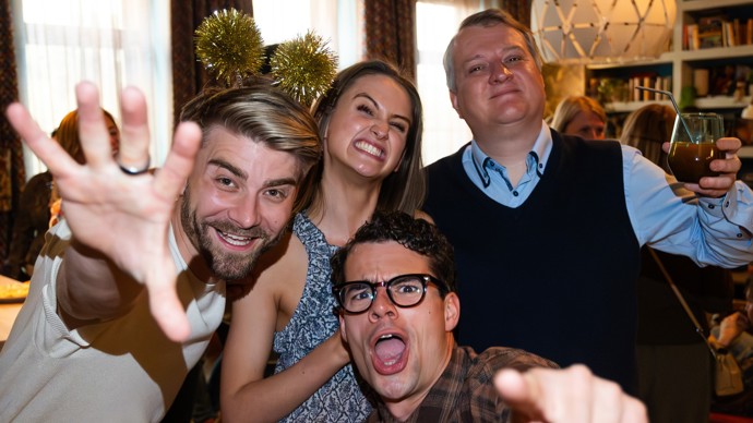 FOTO: Filip Březina, Marek Lambora, Michaela Petřeková a Tomáš Jeřábek v seriálu Boží plán. – stránka 3