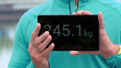 FOTO: Vážil neuvěřitelných 245 kilogramů.