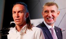 Ministr pro místní rozvoj Ivan Bartoš a expremiér Andrej Babiš (ANO)