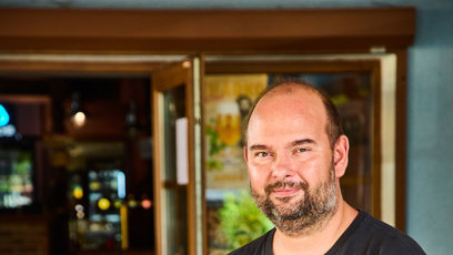 FOTO: Pan majitel restaurace Trilobit byl velmi přátelský a ochotný.