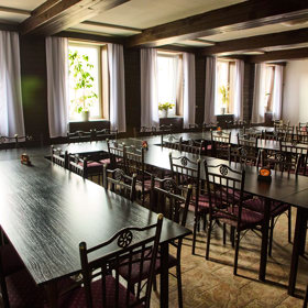 Prostory restaurace Hamrovka.