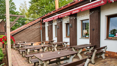 FOTO: Restaurace Hamrovka má i venkovní prostory.