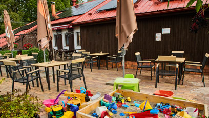 FOTO: Dětské hřiště u restaurace Hamrovky.