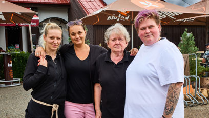 FOTO: Ženy, které se starají o chod restaurace Hamrovka.