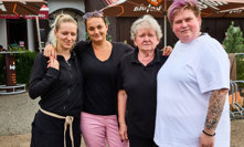 Ženy, které se starají o chod restaurace Hamrovka. 