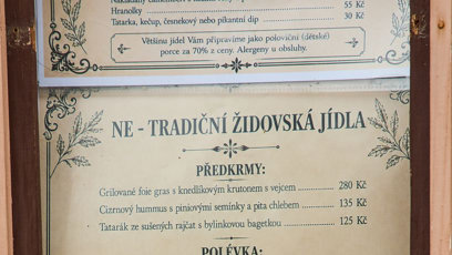 FOTO: Restaurace Plačkova se soustředí na židovskou kuchyni.