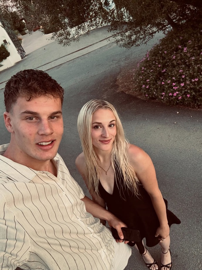 FOTO: Joeri Heerkens se svou krásnou partnerkou.