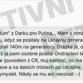 Korespondence Petra Macinky s falešným Thomasem Pauknerem.