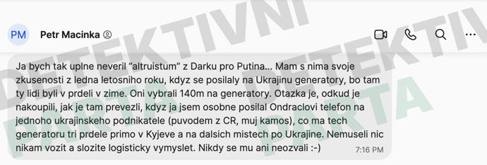 FOTO: Korespondence Petra Macinky s falešným Thomasem Pauknerem. – stránka 1