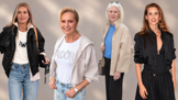 Přechodové bundičky v podání slavných dam: Helena Vondráčková volí světlé tóny, Zuzana Donutilová oversize verzi