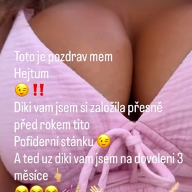 Anife Vyskočilová se pochlubila svým poprsím a poslala jasný vzkaz hejtrům.