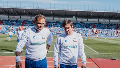 FOTO: Tomáš Rosický na stadionu.