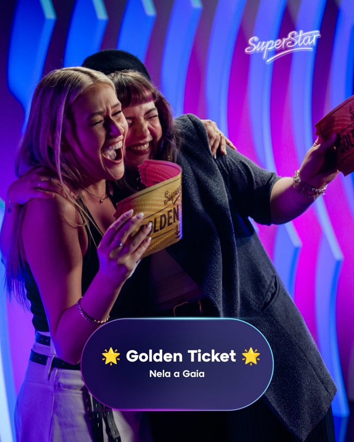 FOTO: Gaia Anzari a Nela Žáková, Superstar 2026