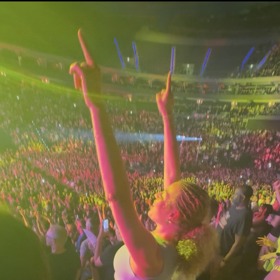 Zuzana Gamboa na koncertu v O2 areně.
