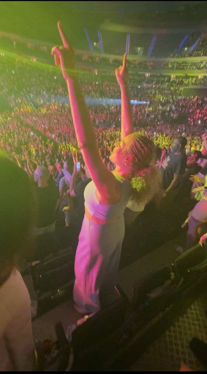 FOTO: Zuzana Gamboa na koncertu v O2 areně.