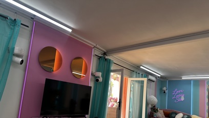 FOTO: Obývací pokoj srdíček.