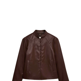 Bunda z umělé kůže, Marks & Spencer, 2444 Kč