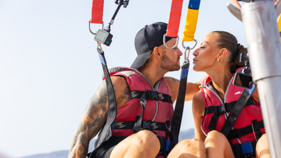 FOTO: Monika Tomanová a Ondřej Machala během rande v reality show Love Island.