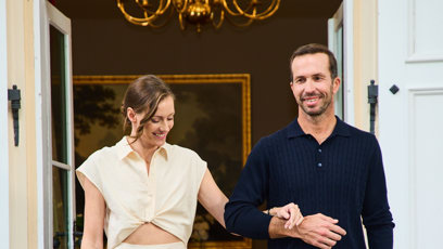 FOTO: Radek Štěpánek a Vanda Bartošová Dětinská při příchodu na TK StarDance 2026.