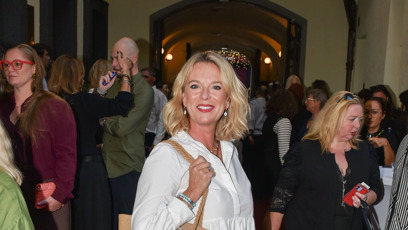 FOTO: Lucie Benešová zvolila na premiéru letní outfit.