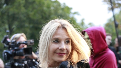 FOTO: Anastázie Meindl na premiéře prvního dílu nové sérii Zrádců.