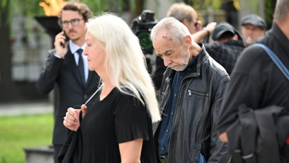 FOTO: Pavel Rímský dal poslední sbohem Richardu Tesaříkovi.
