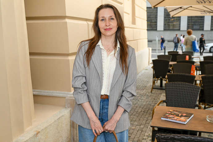 FOTO: Tereza Bebarová na křtu knihy Cukrařina s příběhem. – stránka 6
