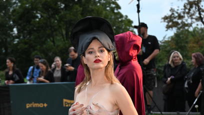 FOTO: Karolína Jánská Neumann na premiéře nové řady Zrádců.