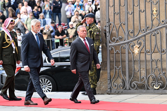 FOTO: Prezident Petr Pavel s králem Abdalláhem II. – stránka 29