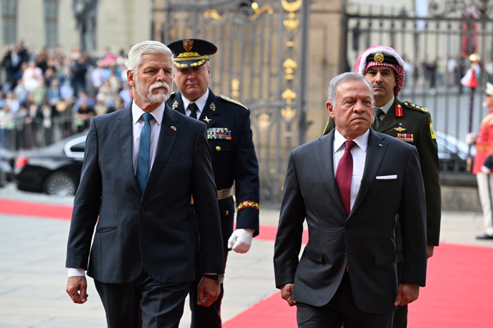 FOTO: Prezident Petr Pavel s králem Abdalláhem II. – stránka 25