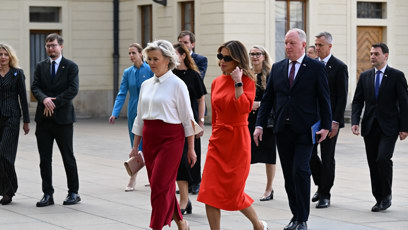 FOTO: První dáma Eva Pavlová po boku královny Ranjary.