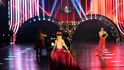 FOTO: Simona Krainová otvírala show Osmana Laffity.
