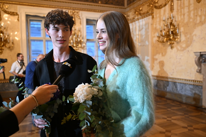 FOTO: Karolína Boučková a Matouš Ježek během rozhovoru pro eXtra.cz. – stránka 1