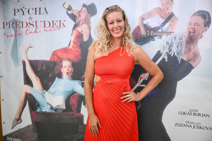 FOTO: Anna Kulovaná při zahájení divadelní sézony v Divadle Radka Brzobohatého.