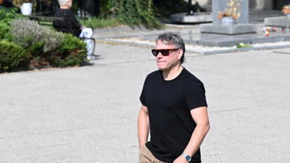 FOTO: Matěj Ruppert se přišel naposledy rozloučit s Luďkem Hrzalem.