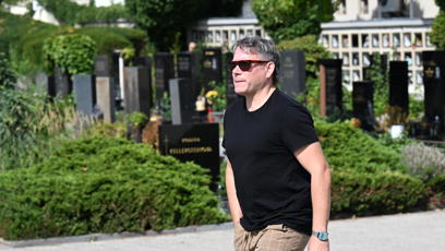 FOTO: Matěj Ruppert se přišel naposledy rozloučit s Luďkem Hrzalem.