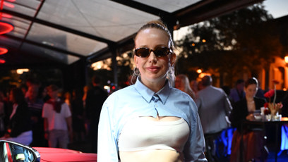 FOTO: Alena Doláková na přehlídce Jany Horejšové.