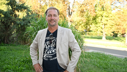 FOTO: Moderátor Petr Vondráček.