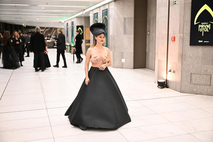 FOTO: Hráčka nové řady Karolinna v extravagantním outfitu. – stránka 166