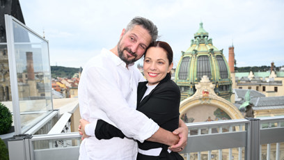FOTO: Michaela Nosková po boku Jana Kolmana září štěstím.