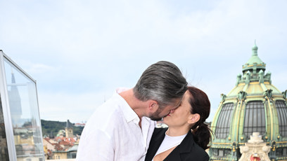 FOTO: Na křtu nechyběly něžnosti.