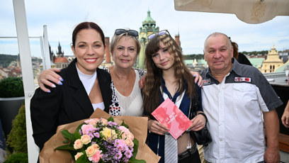 FOTO: Michaelu Noskovou přišli podpořit rodiče.